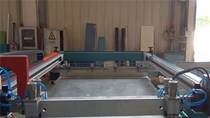 Machine semi-automatique de sérigraphie série V (pour verre d’électroménager)