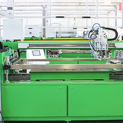 Machine de sérigraphie automatique pour verre automobile
