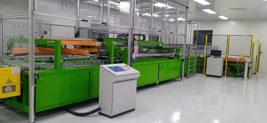 Machine de sérigraphie automatique pour verre automobile