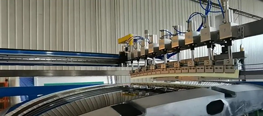 Machine de sérigraphie automatique pour verre automobile
