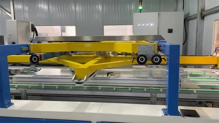 Machine automatique de sérigraphie pour verre solaire