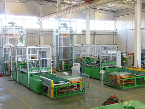 Ligne d’impression automatique à haute efficacité pour verre d’électroménager, Corée du Sud